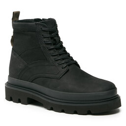 Clarks Trapper stila apavi Clarks Badell Hi 261734227 Black Nubuck
