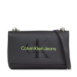 Calvin Klein Jeans Дамска чанта Calvin Klein Jeans Sculpted Ew Flap Conv25 Mono K60K611866 Черен