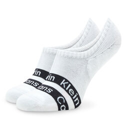 

Набір 2 пар чоловічих підслідників Calvin Klein Jeans 701222150 White/Black 001, Білий