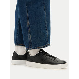 Tommy Hilfiger Sneakers Tommy Hilfiger Th Heritage Court Sneaker Ltr FW0FW09028 Schwarz
