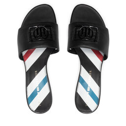 

Шльопанці Tommy Hilfiger Th Leather Branding Heel Sandal FW0FW06477 Black BDS, Чорний