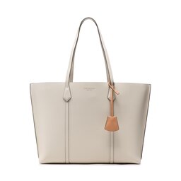 Tory Burch Borsetta Tory Burch Perry Triple-Compartment Tote 81932 Bianco