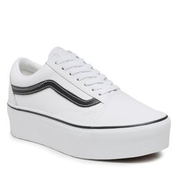 Vans Sneakers aus Stoff Vans Ua Old Skool Stackform VN0A7Q5MTWB1 True White/Black