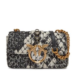 Pinko Torbica Pinko Love One Mini Cl AI 23-24 PLTT 100059 A17A Bianco/Nero ZZ1Q