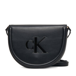 Calvin Klein Torebka Calvin Klein Bold Ck Saddle Crossbody LV04F3221G Czarny