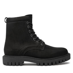 Tommy Hilfiger Ορειβατικά παπούτσια Tommy Hilfiger Casual Hilfiger Chunk Z Nbk Boot FM0FM05149 Μαύρο