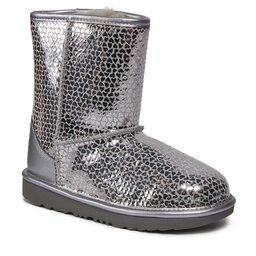 Ugg Pantofi Ugg Classic II Gel Hearts 1151613K Slvr