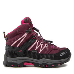 CMP Chaussures de trekking CMP Kids Rigel Mid Trekking Shoe Wp 3Q12944 Prugna/Peach 05HM