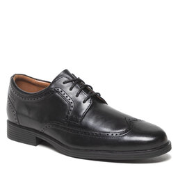 Clarks Scarpe basse Clarks Whiddon Wing 261580097 Black Leather
