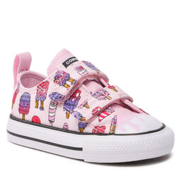 Converse Tygskor Converse Ctas 2V OX A00389C Pink Foam/Prime Pink