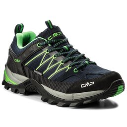 CMP Παπούτσια πεζοπορίας CMP Rigel Lowtrekking Shoes Wp 3Q54457 B.Blue/Gecko 51AK