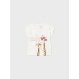 Mayoral Mayoral T-Shirt 1009 Εκρού