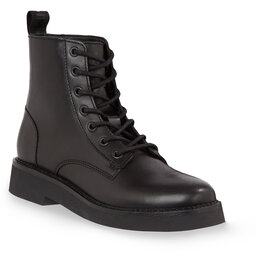 Tommy Jeans Bottines Tommy Jeans Tjw Lace Up Flat Boot EN0EN02310 Black BDS