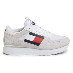 

Снікерcи Tommy Jeans Lifestyle Runner EM0EM00410 White YBS, Білий