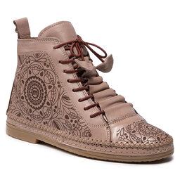 Manitu Členková obuv Manitu 990039-08 Beige