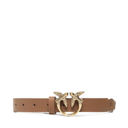 PINKO Жіночий ремінь Pinko Love Duble Belt H2 20221 PLT01 1H2114.Y7SP Коричневий