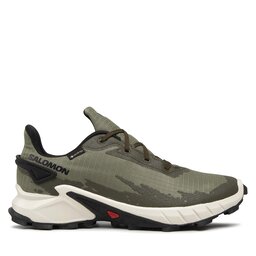 

Взуття Salomon Alphacross 4 Gtx GORE-TEX 417230 26 V0 Deep Lichen Green/Vanilla Ice/Olive Night, Зелений