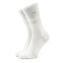 

Набір 3 пар високих жіночих шкарпеток Calvin Klein 701219848 White 001, Білий