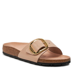 

Шльопанці Birkenstock Madrid 1026496 High-Shine New Beige, Бежевий