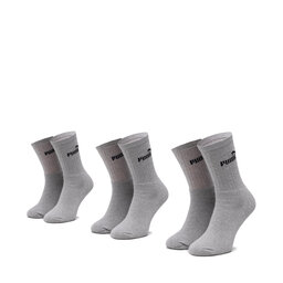 Puma Zestaw 3 par wysokich skarpet unisex Puma 907934 r. 35/38 Szary