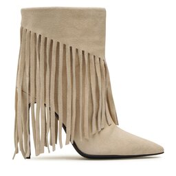 PINKO Kowbojki PINKO Olympe Tronchetto PE 23 BLKS1 100573 A0N8 Beżowy