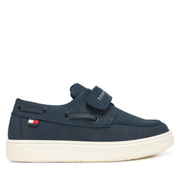 Tommy Hilfiger Halbschuhe Tommy Hilfiger Low Cut Velcro T1B4-34340-0315 M Dunkelblau