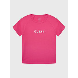 Guess Guess Marškinėliai J3RI34 KABR0 Rožinė Regular Fit