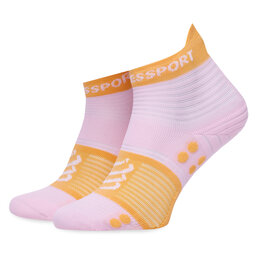 Compressport Skarpety Niskie Unisex Compressport Pro Racing V4.0 Run Low XU00047B Pomarańczowy