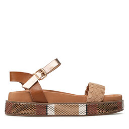 Wrangler Sandały Wrangler Amaya Woven WL21661A Brązowy