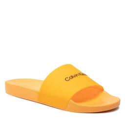 Calvin Klein Jeans Klapki Calvin Klein Jeans Pool Slide HM0HM00455 Orange Flash SGV