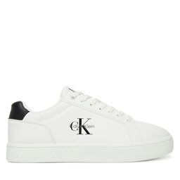 Calvin Klein Jeans Sneakersy Calvin Klein Jeans Classic Cupsole Mono Lth YM0YM01369 Biały