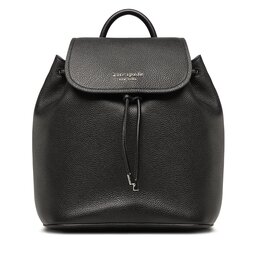 Kate Spade Mochila Kate Spade Medium Flap Backpack K5489 Black 001