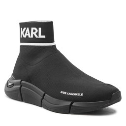 KARL LAGERFELD Αθλητικά KARL LAGERFELD KL53230 Black Knit Textile/Mono
