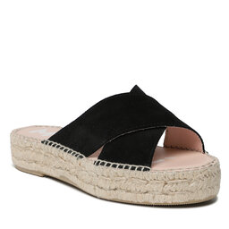 Manebi Espadrile Manebi Double Sole X Bands Sandals K 1.0 DX Black