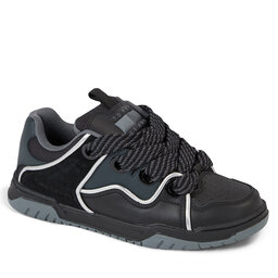 Tommy Jeans Sneakersy Tommy Jeans Tjw Skate Sneaker Oversize Lace EN0EN02279 Black / New Charcoal / Silver BDS