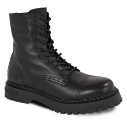 Tommy Jeans Schnürschuhe Tommy Jeans Tjm Casual Boot EM0EM01244 Black BDS