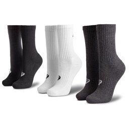 Asics 3 pares de calcetines altos unisex Asics 3PPK Crew Sock 155204 Assorted 0701