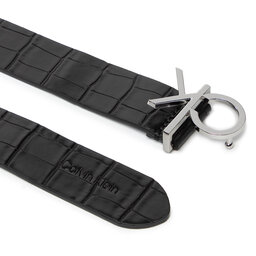

Жіночий ремінь Calvin Klein Ck Low Fix Belt 30Mm Croco K60K608905 BAX, Чорний