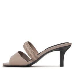 

Шльопанці Tommy Hilfiger Sporty Leather Mule FW0FW07640 Smooth Taupe PKB, Бежевий