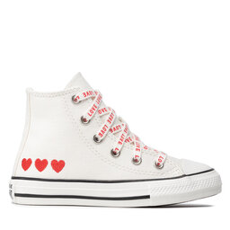 

Кеди Converse Ctas Hi A01604C Vintage White/University Red, Білий