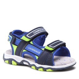 Lumberjack Apavi Lumberjack SANDAL 2 BANDS ROYAL BLUE/ACID GREEN