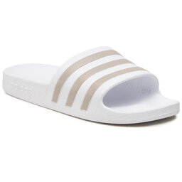 adidas Чехли adidas adilette Aqua EF1730 Ftwwht/Plamet/Ftwwht