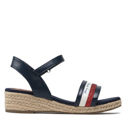 

Еспадрильї Tommy Hilfiger Rope Wedge Sandal T3A7-32188-1379 Blue/White/Red Y004, Cиній