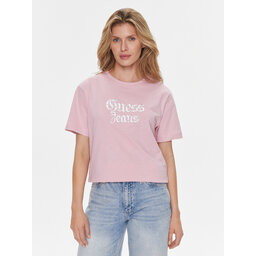 Guess Guess Majica Gothic W4RI49 K6XN4 Vijolična Regular Fit