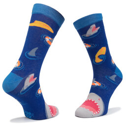 

Високі шкарпетки unisex Cup of Sox Shark-Rekin Cиній