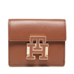 Tommy Hilfiger Малък дамски портфейл Tommy Hilfiger Push Lock Leather Wallet AW0AW14344 GTU
