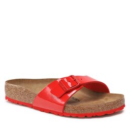 Birkenstock Pantoletten Birkenstock Madrid Bs 1024060 Patent Cherry