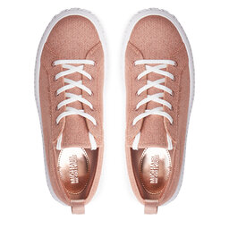 

Снікерcи MICHAEL Michael Kors Grove Metallic 43S4GVFS2D Rs Gld Multi, Рожевий