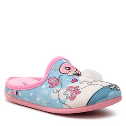 Grünland Kapcie Grünland Milk CI2668-B5 Celeste/Rosa