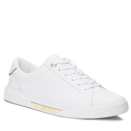 Tommy Hilfiger Sneakers Tommy Hilfiger Chic Hw Court Sneaker FW0FW07813 White YBS